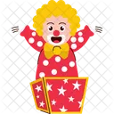 Clown Box Surprise Icon