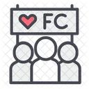 Club De Fans Fc Suscriptor Icono