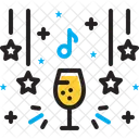 Club Party Wine Icon