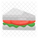 Club Sandwich Breakfast Fast Food Icon