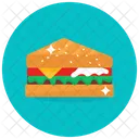Club Sandwich Fruhstuck Fastfood Symbol