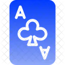 Clubs Ace Card Icon