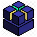 Stack Cluster Cut Icon