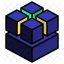 Stack Cluster Cut Icon