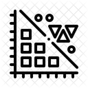 Clusteranalyse Datenclustering Maschinelles Lernen Symbol