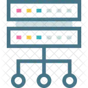 Conexao Diagrama Rede Ícone