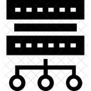 Conexao Diagrama Rede Ícone