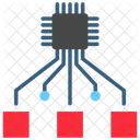 Clustering  Icon