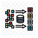 Clusters Big Data Icon
