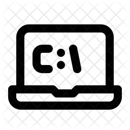 Cmd Icon - Download in Line Style