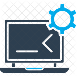Cmd setting Icon - Download in Dualtone Style