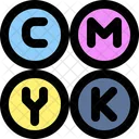 Icmyk Cmyk Color Icon