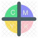 CMYK Color  Icon