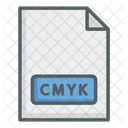 CMYK Druck Drucken Seite Symbol