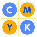 CMYK-Farbe  Symbol