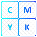 CMYK-Farben  Symbol