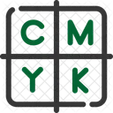 Cmyk Color Model Icon