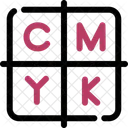 Cmyk Color Model Icon