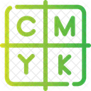 Cmyk Color Model Icon