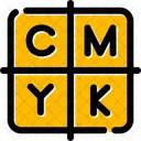 Cmyk Color Model Icon