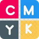 Cmyk Color Model Icon