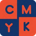 Cmyk Color Model Icon