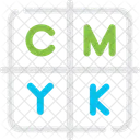 Cmyk Color Model Icon