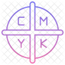 Cmyk 인쇄 컬러 아이콘