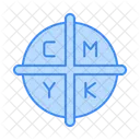 Cmyk 인쇄 컬러 아이콘