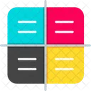 Cmyk 색채 색채론 아이콘