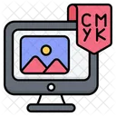 Cmyk Model Color Scheme Color Swatches Icon