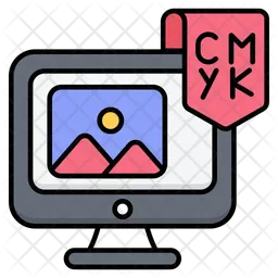 Cmyk Model  Icon