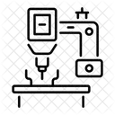 Cnc Machine Industrial Manufacturing Icon