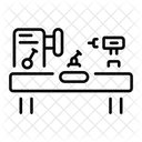 Cnc Machine Cutting Milling Icon