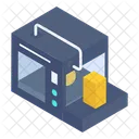 Moving Head 3 D Printer Arm Icon