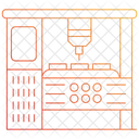 CNC Maschine Maschine Schneidemaschine Symbol