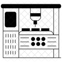 CNC Maschine Maschine Schneidemaschine Symbol