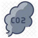 Co 2 Carbon Dioxide Smoke Icon