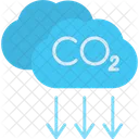 Co 2 Cloud Pollution Icon