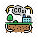 Cycle Carbon Capture Icon