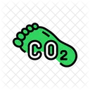 Footprint Carbon Capture Icône