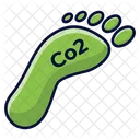 Co 2 Co 2 Footstep Pollution Icon