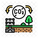 Removal Carbon Capture Icon
