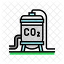 Storage Carbon Capture Icon