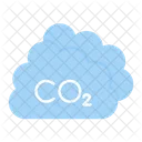 오염 구름 이산화탄소 아이콘