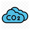Co Cloud Carbon Dioxide Ecology And Environment Icon