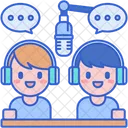 Co Hosted Podcast  Icon