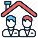 Co Living Room Mate Room Sharing Icon