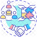 Co operative business  Symbol