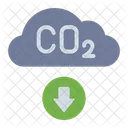 Reduction Du CO Emissions De Carbone Meteo Icône